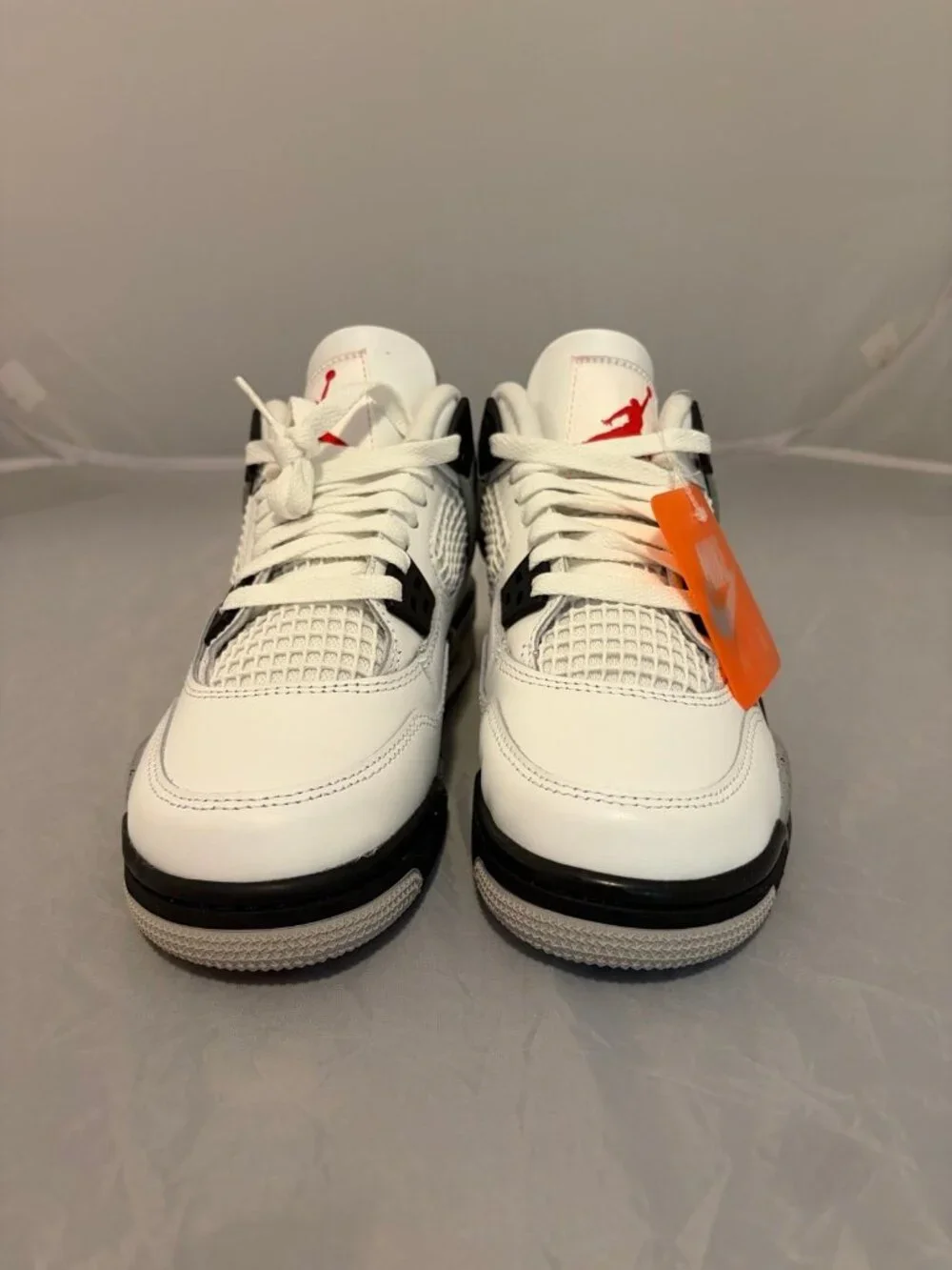 Air Jordan 4 retro OG white cement Kids shoes GS size 4y IB4171 100 New